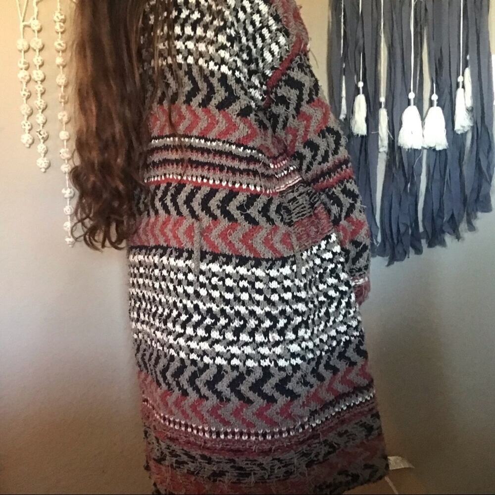 Free People chunky pattern long cardigan - Picture 8 of 8